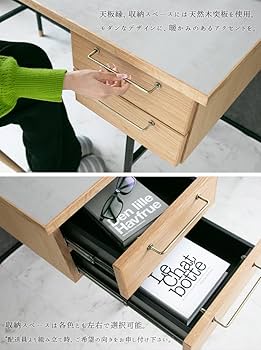 Amazon | デスク 単品 幅120cm 石目柄 メラミン 机 奥行55cm グレー